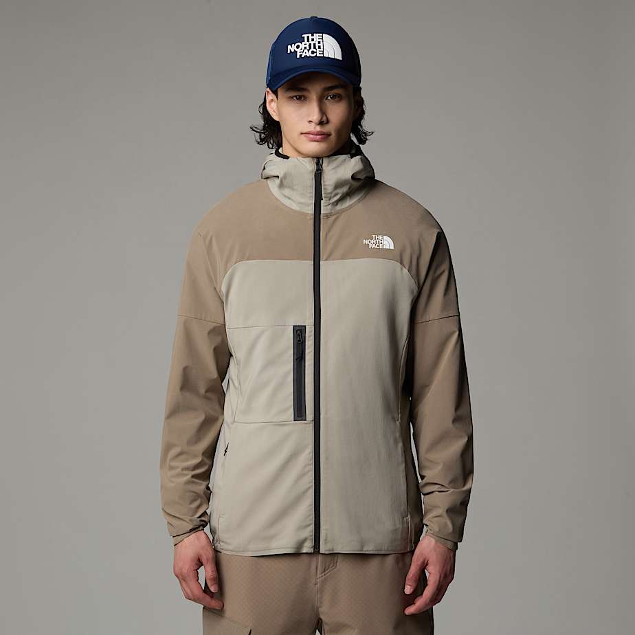 Men The North Face Mountain Athletics Trajectory Full-Zip Jackets Grey | NF0A33J9B