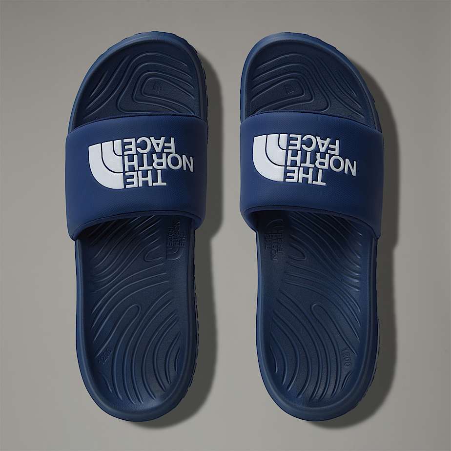 Men The North Face Never Stop Cush Slides Navy | NF0A16B1P