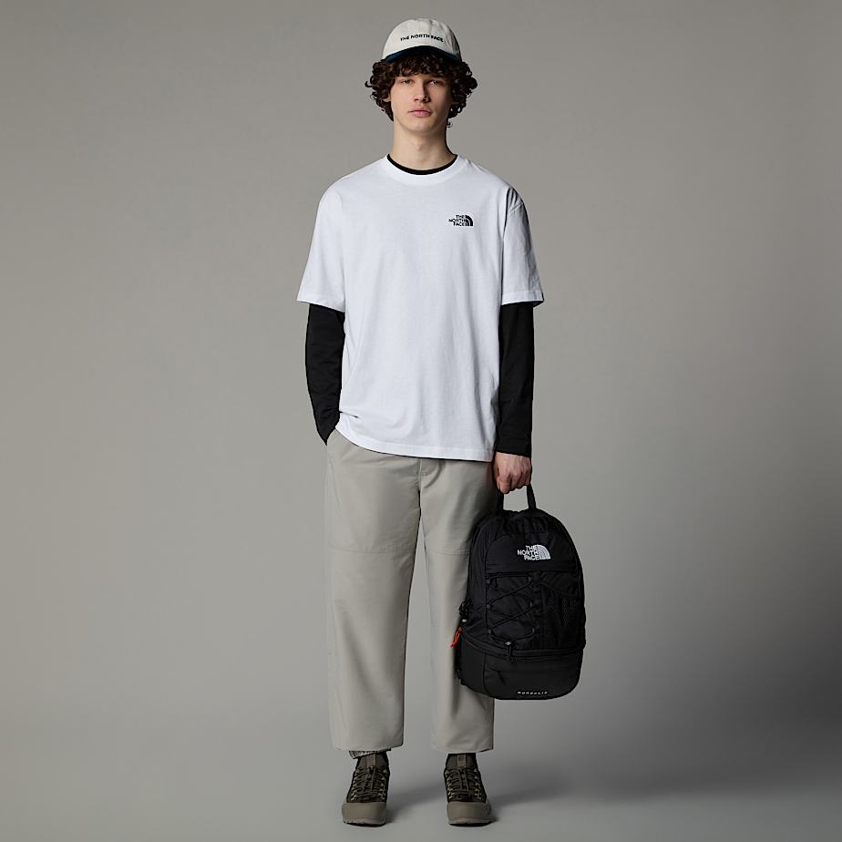 Men The North Face Oversized Simple Dome T Shirts White | NF0A20L6R