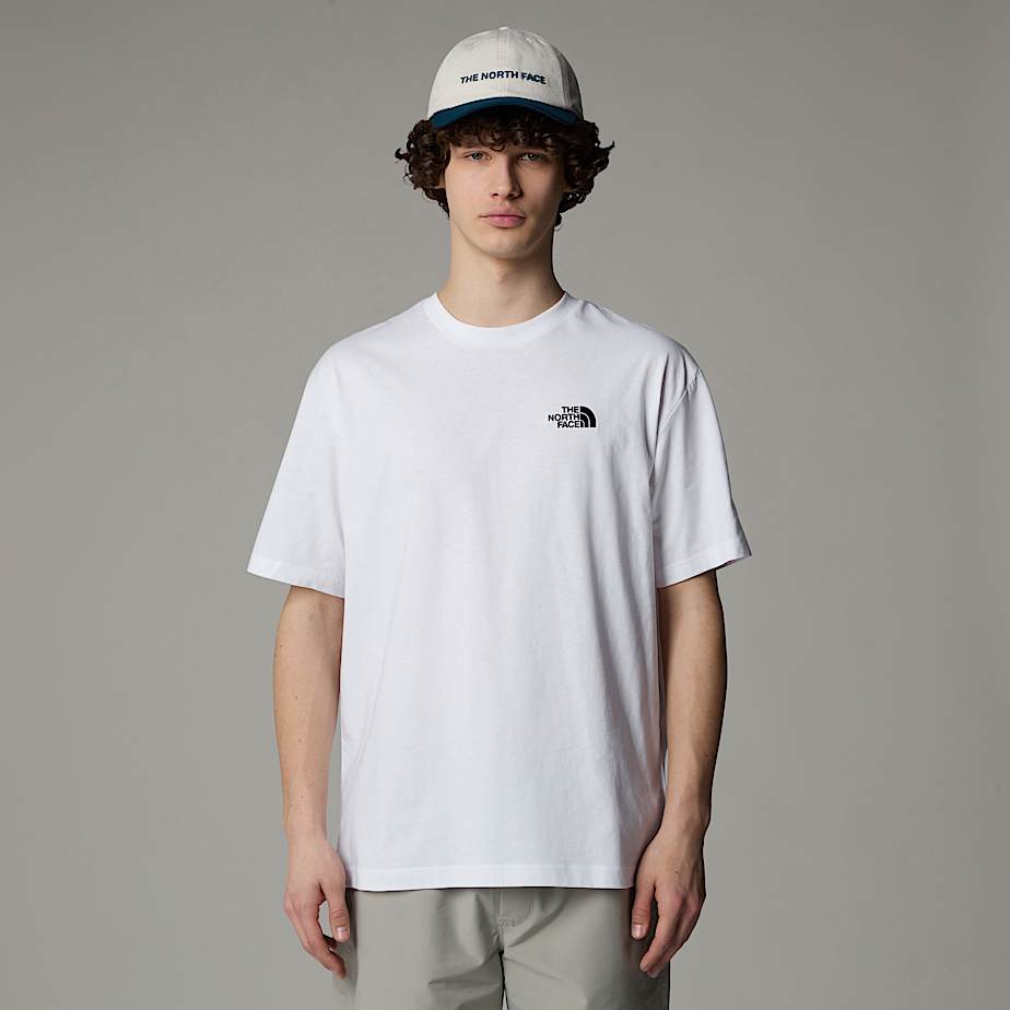 Men The North Face Oversized Simple Dome T Shirts White | NF0A20L6R
