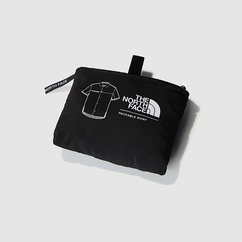 Men The North Face Packable Shirts Black | NF0A95X0P