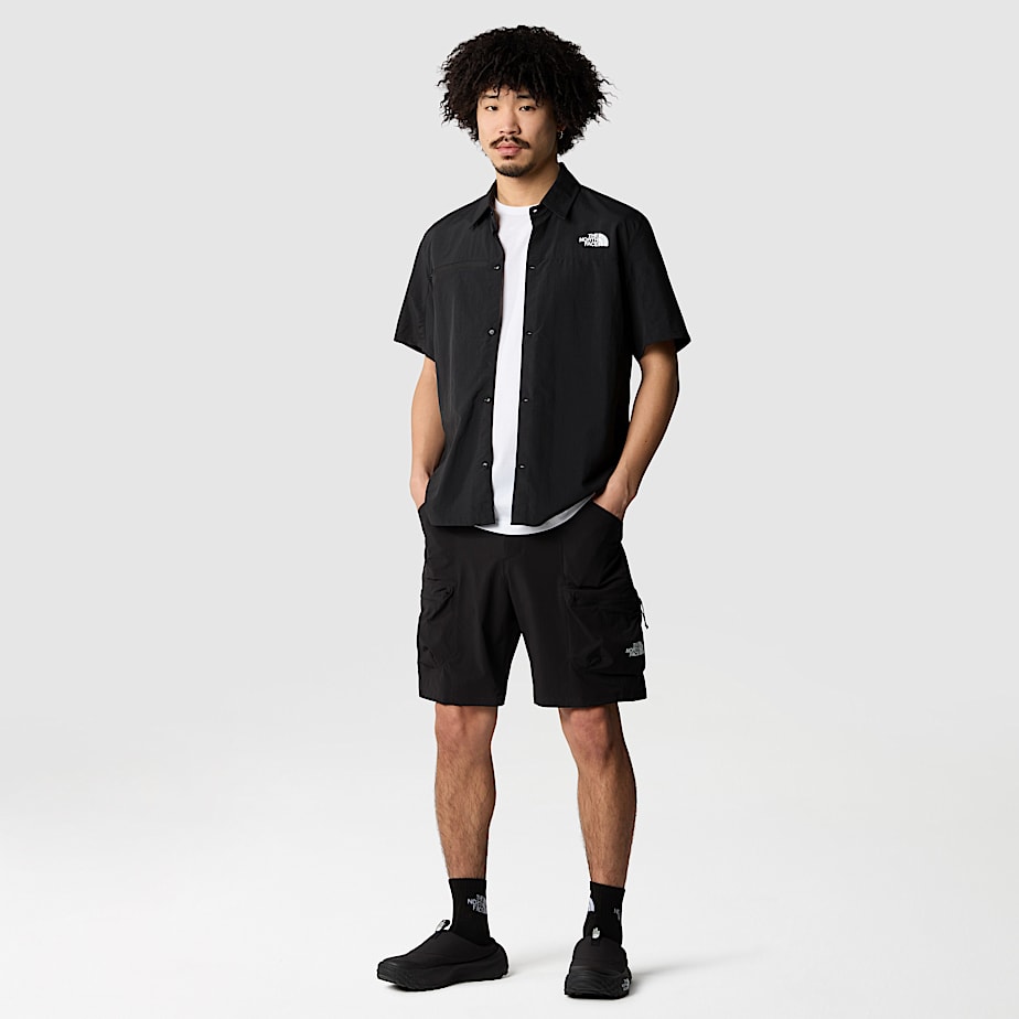 Men The North Face Packable Shirts Black | NF0A95X0P