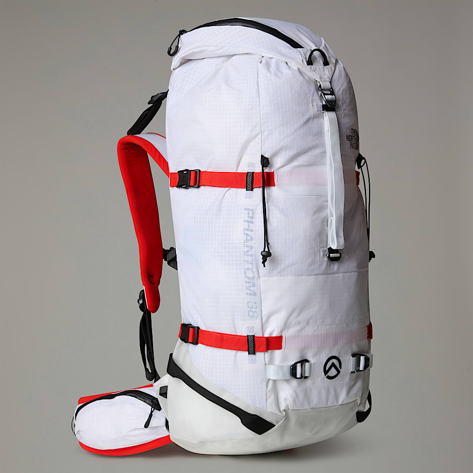 Men The North Face Phantom 38 Litre Backpacks White | NF0A83L1G