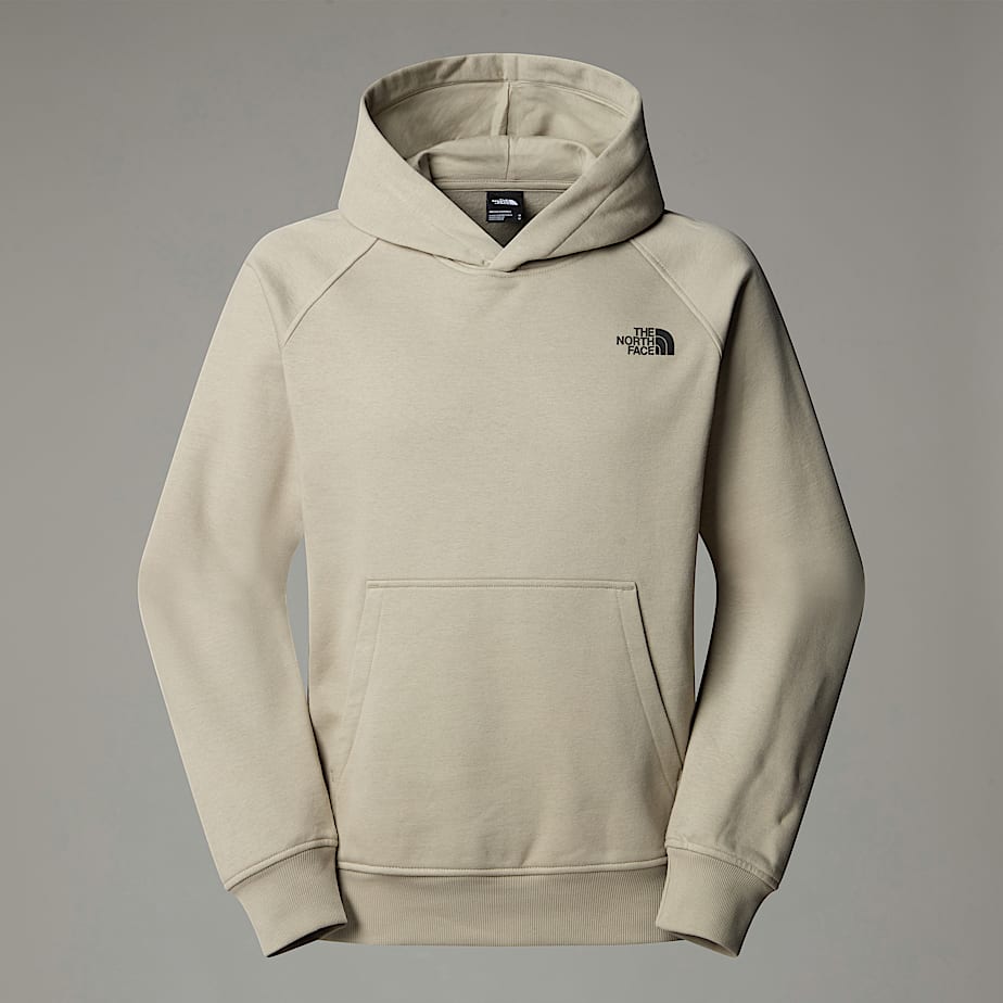 Men The North Face Raglan Redbox Graphic Hoodie Beige | NF0A07P8P