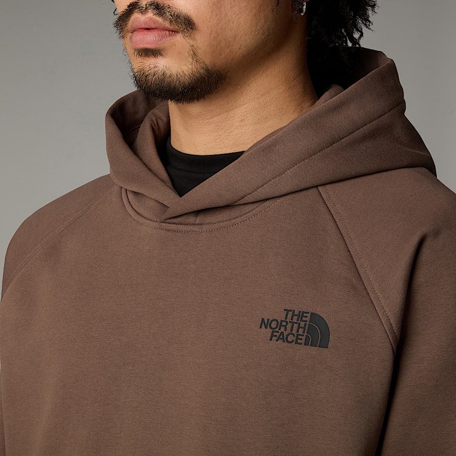 Men The North Face Raglan Redbox Hoodie Brown | NF0A61G6B