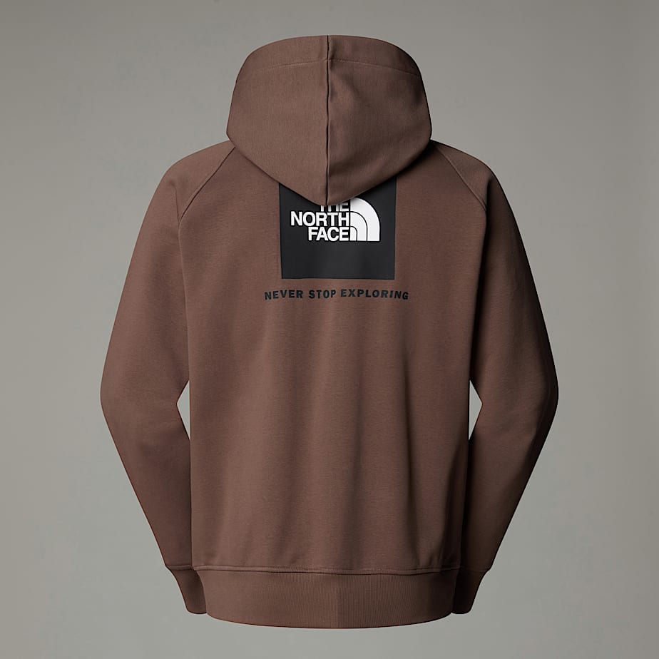 Men The North Face Raglan Redbox Hoodie Brown | NF0A61G6B