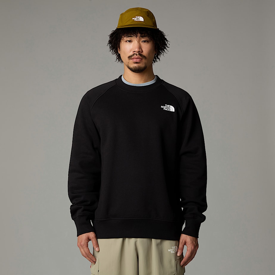Men The North Face Raglan Redbox Sweatshirts Black | NF0A85C9X