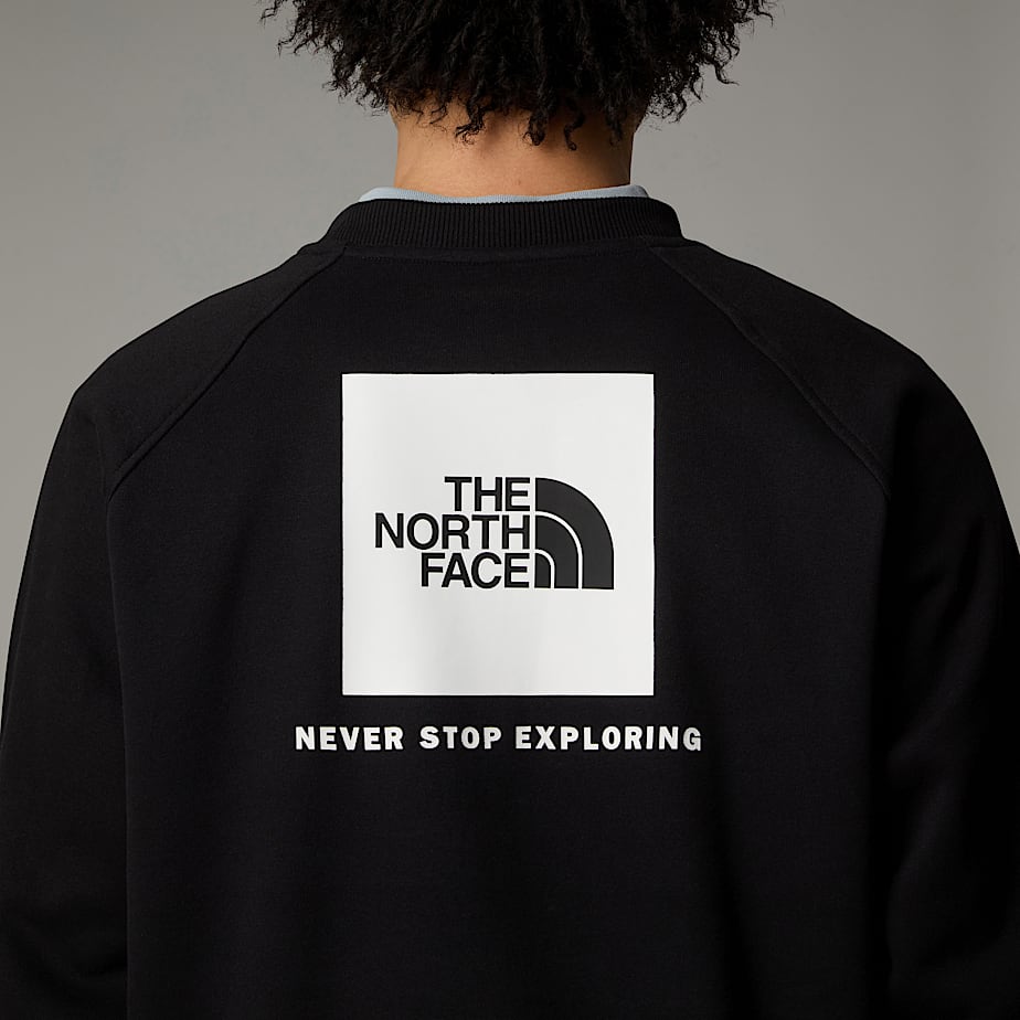 Men The North Face Raglan Redbox Sweatshirts Black | NF0A85C9X