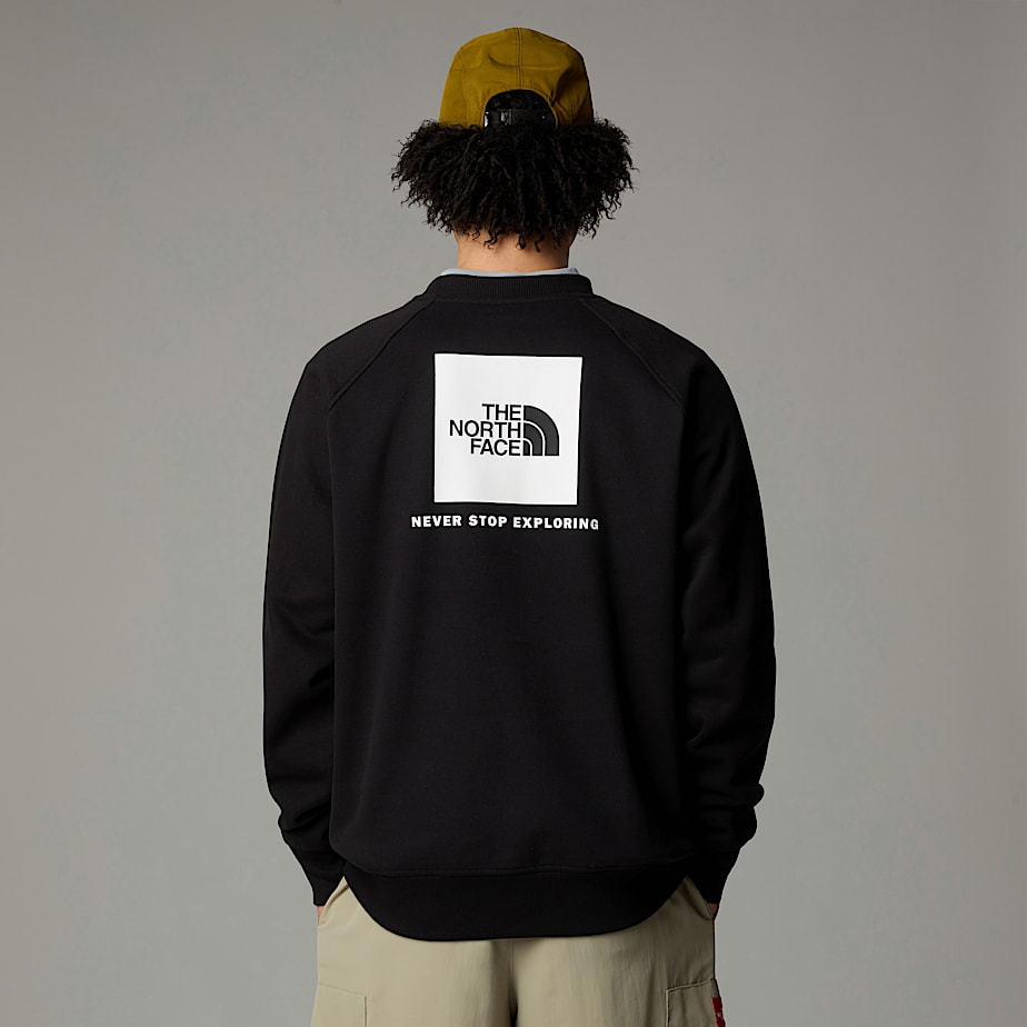 Men The North Face Raglan Redbox Sweatshirts Black | NF0A85C9X