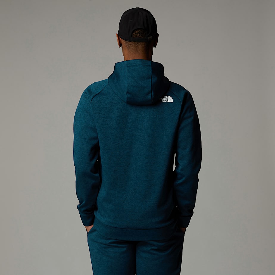 Men The North Face Reaxion Fleece Full-Zip Hoodie Grey | NF0A57J2V