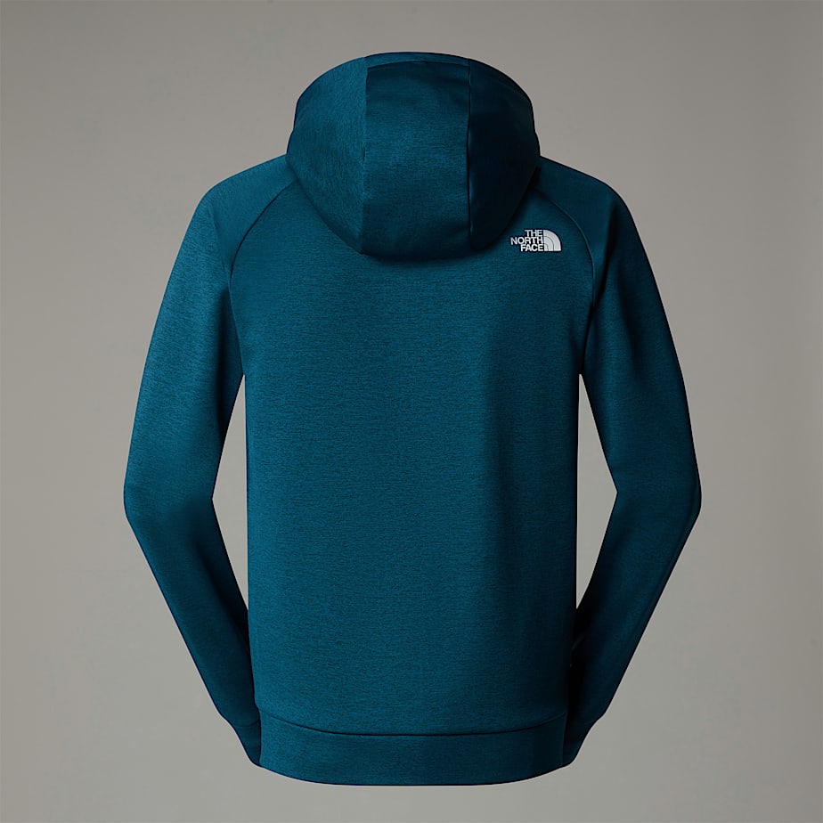 Men The North Face Reaxion Fleece Full-Zip Hoodie Grey | NF0A57J2V