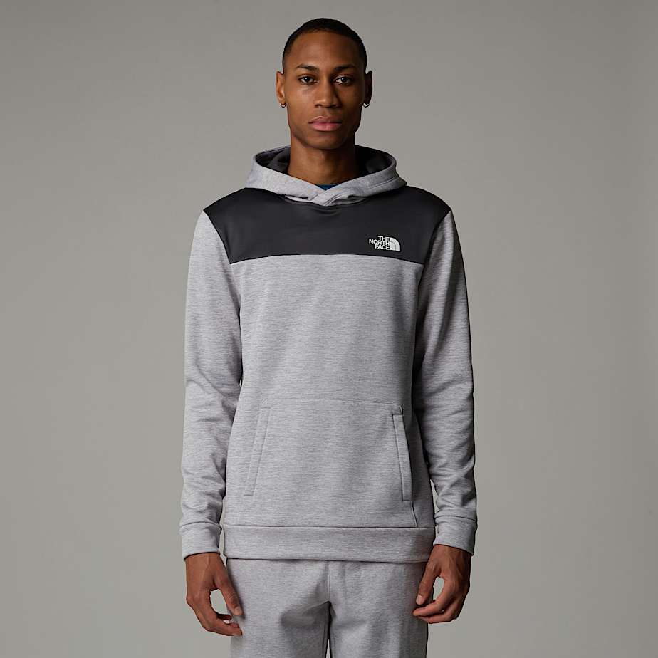 Men The North Face Reaxion Fleece Pullover Hoodie Grey | NF0A51F8E