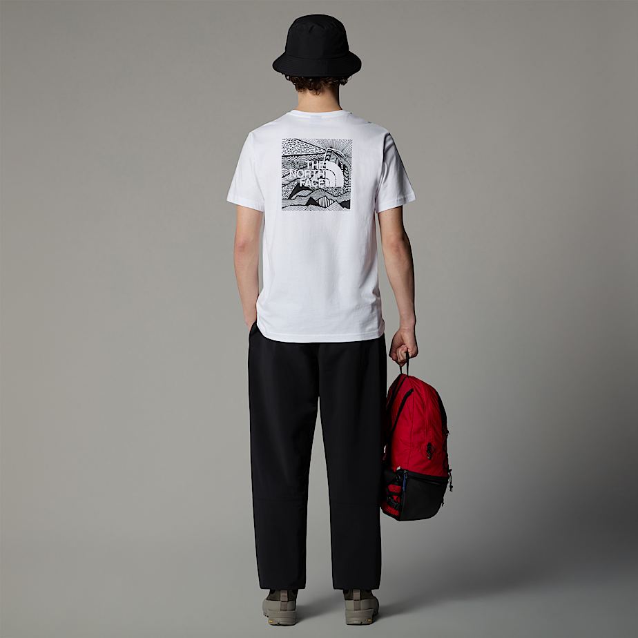 Men The North Face Redbox Celebration T Shirts White | NF0A95D1P