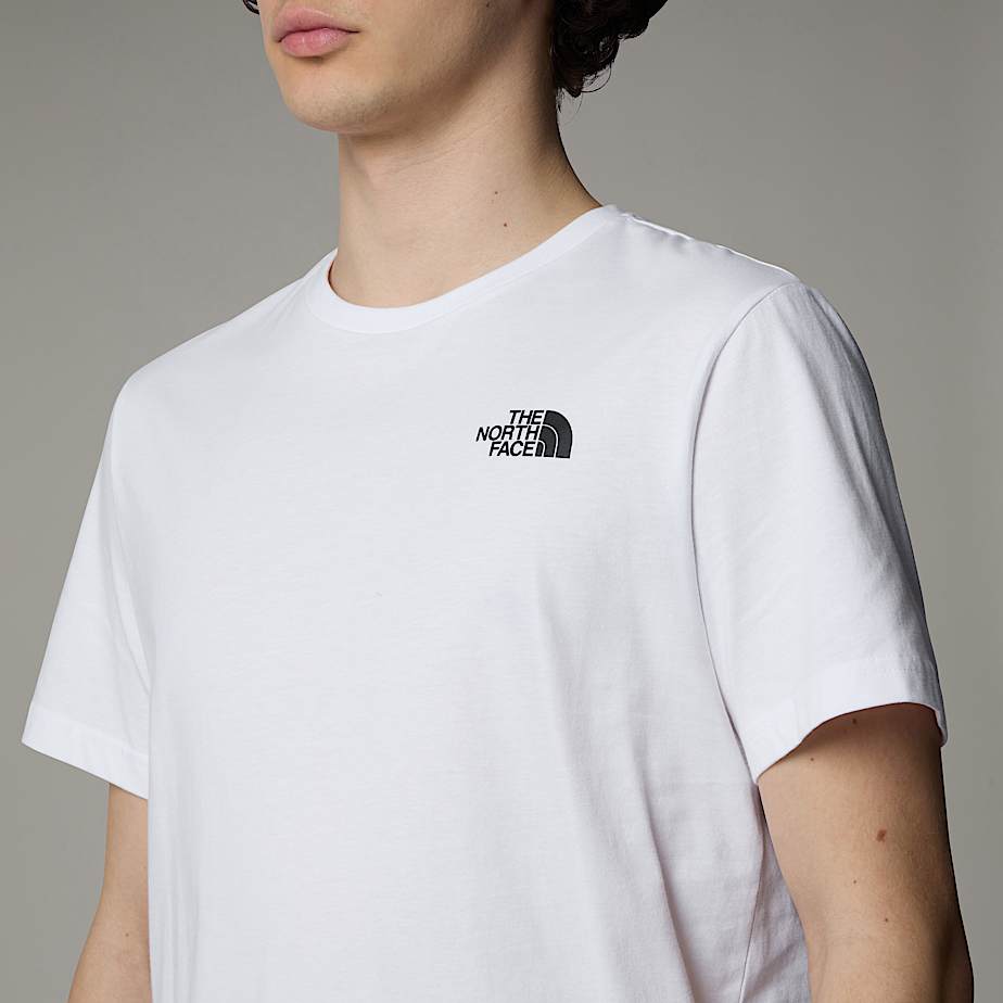 Men The North Face Redbox Celebration T Shirts White | NF0A95D1P