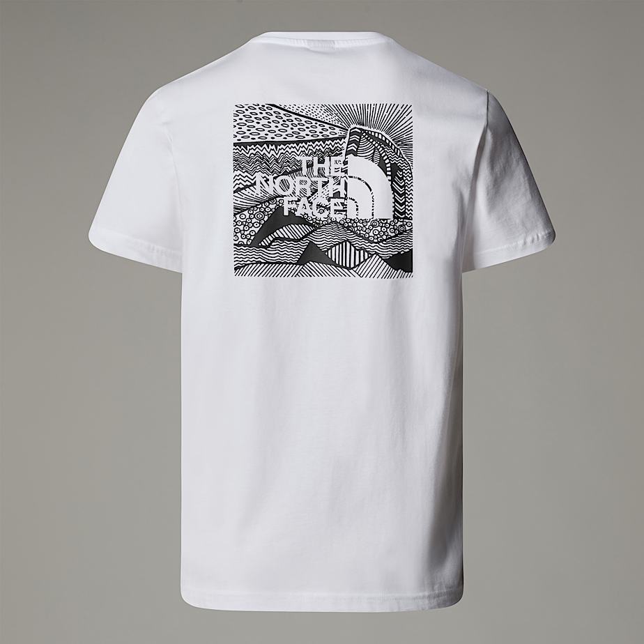 Men The North Face Redbox Celebration T Shirts White | NF0A95D1P