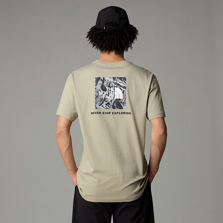 Men The North Face Redbox Graphic T Shirts Beige | NF0A69C0S