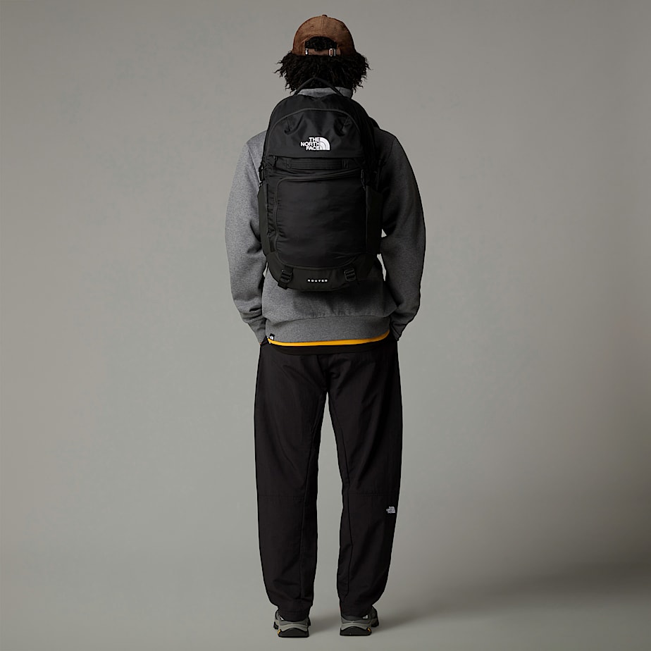 Men The North Face Router Backpacks Black | NF0A63D8I