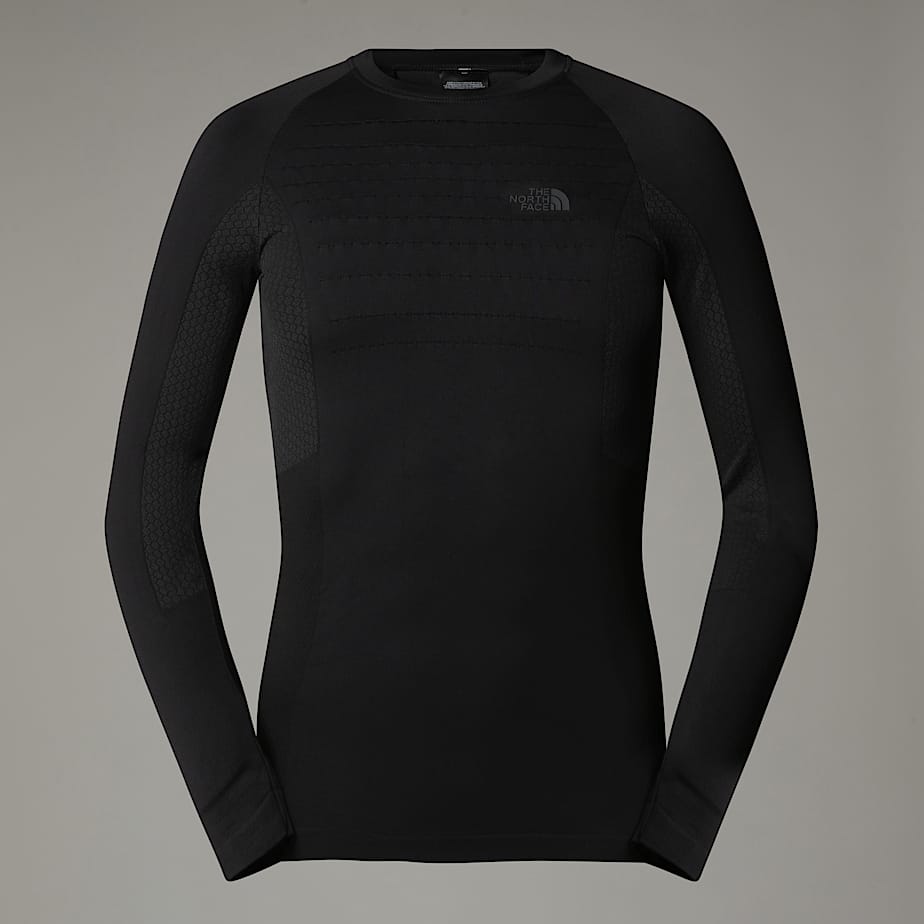 Men The North Face Sport Long-Sleeve Base Layer Tops Black | NF0A64R6D