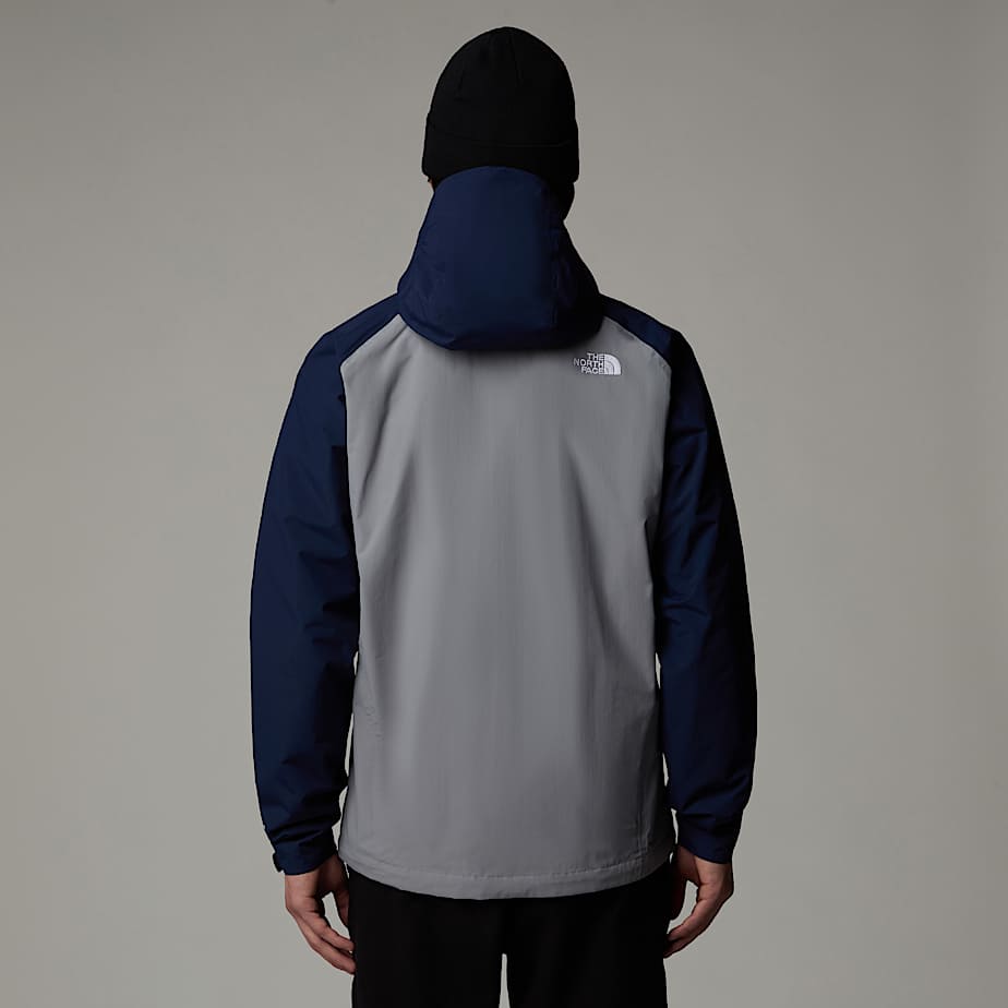 Men The North Face Stratos Hooded Jackets Grey | NF0A77Z1S
