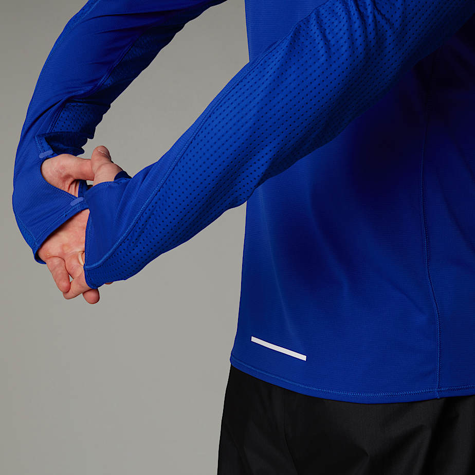 Men The North Face Summit Altimetro Long-Sleeve Base Layer Tops Blue | NF0A29P9O