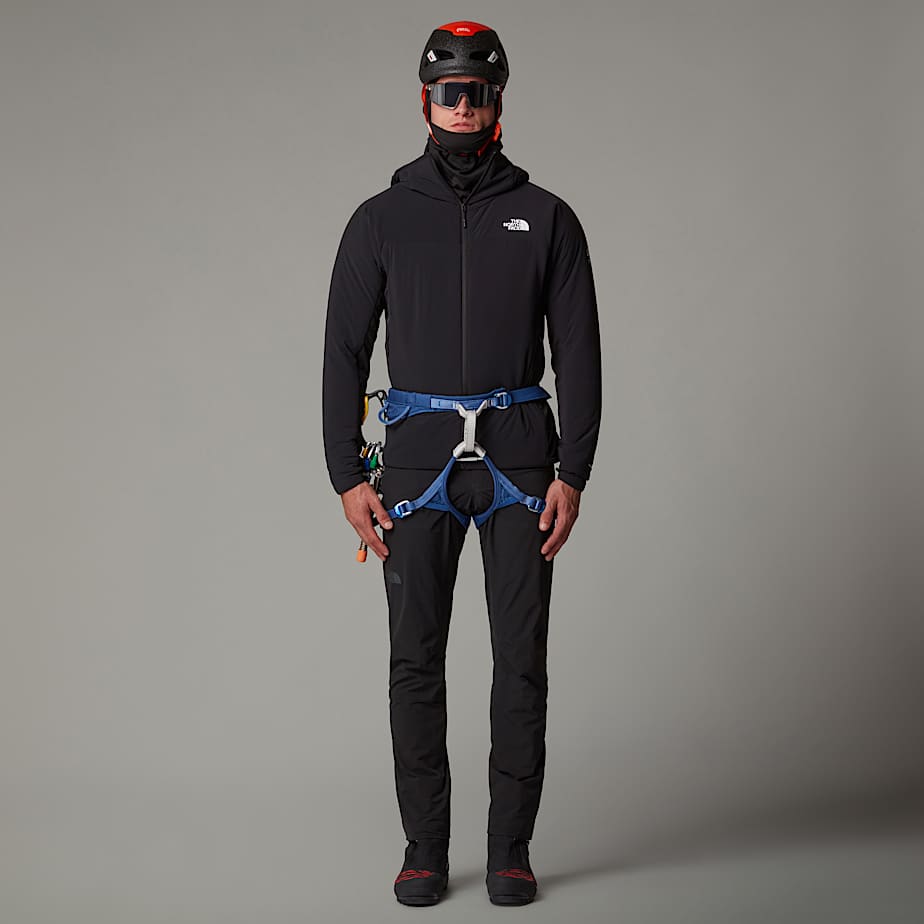 Men The North Face Summit Casaval Hybrid Midlayer Hoodie Jackets Black | NF0A08Y7X