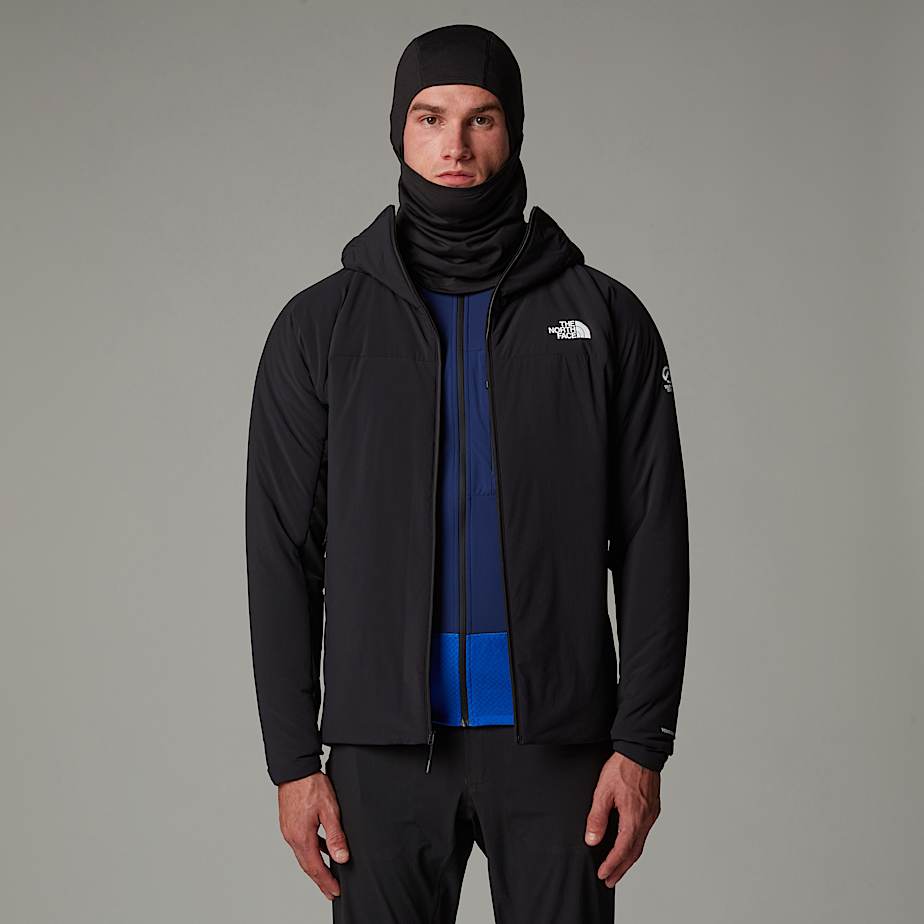 Men The North Face Summit Casaval Hybrid Midlayer Hoodie Jackets Black | NF0A08Y7X
