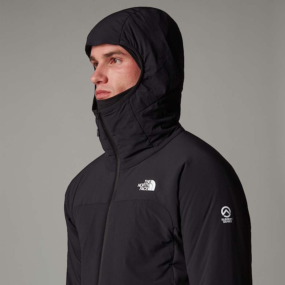 Men The North Face Summit Casaval Hybrid Midlayer Hoodie Jackets Black | NF0A08Y7X