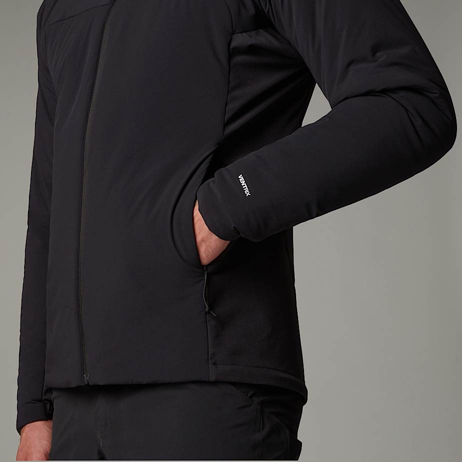 Men The North Face Summit Casaval Hybrid Midlayer Hoodie Jackets Black | NF0A08Y7X