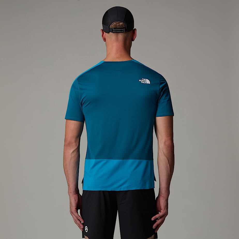 Men The North Face Summit High Trail Run T Shirts Blue | NF0A41S8T