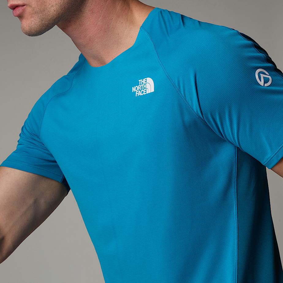 Men The North Face Summit High Trail Run T Shirts Blue | NF0A41S8T