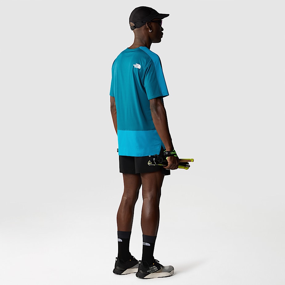 Men The North Face Summit High Trail Run T Shirts Blue | NF0A41S8T