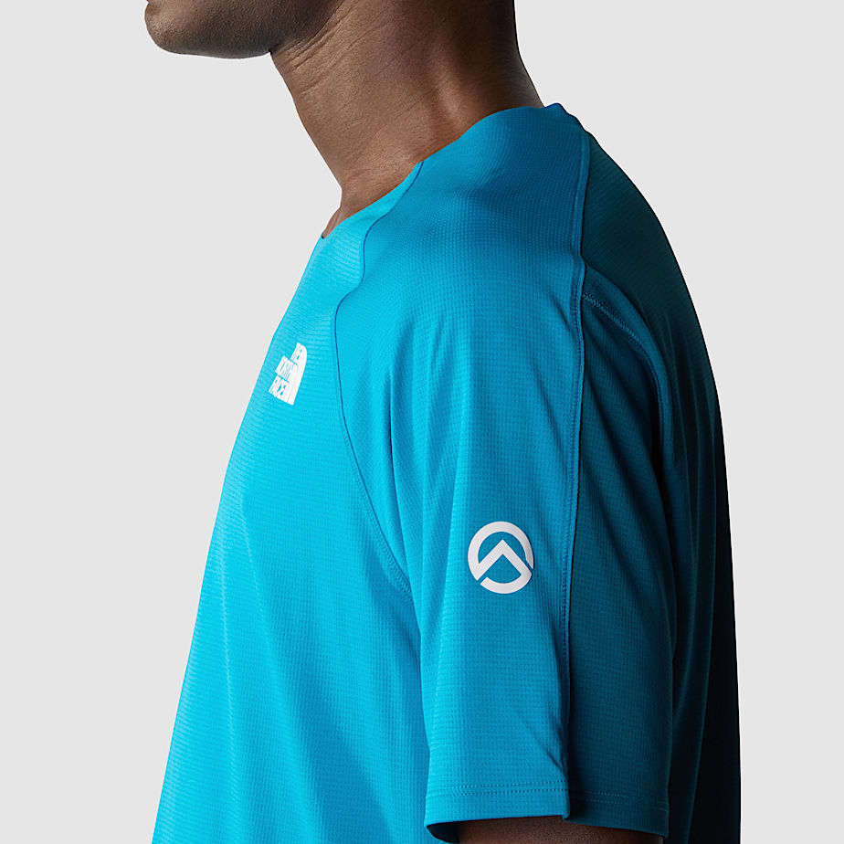 Men The North Face Summit High Trail Run T Shirts Blue | NF0A41S8T