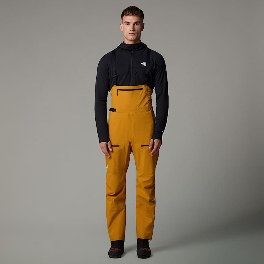 Men The North Face Summit Pumori GORE-TEX® Pro Bib Pants Yellow | NF0A70Y1D