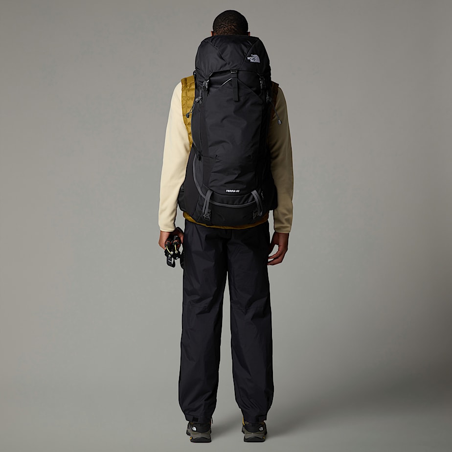 Men The North Face Terra 65-Litre Hiking Backpacks Black | NF0A87P5B