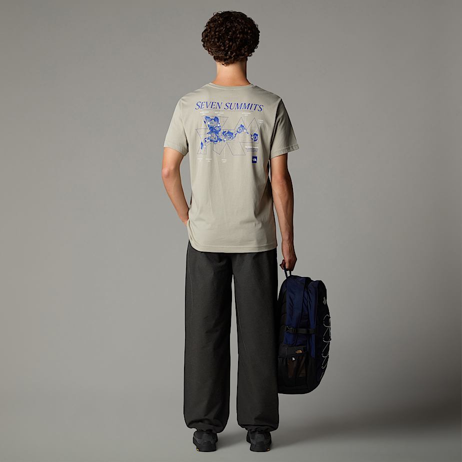Men The North Face Topographic T Shirts Grey | NF0A70N9F
