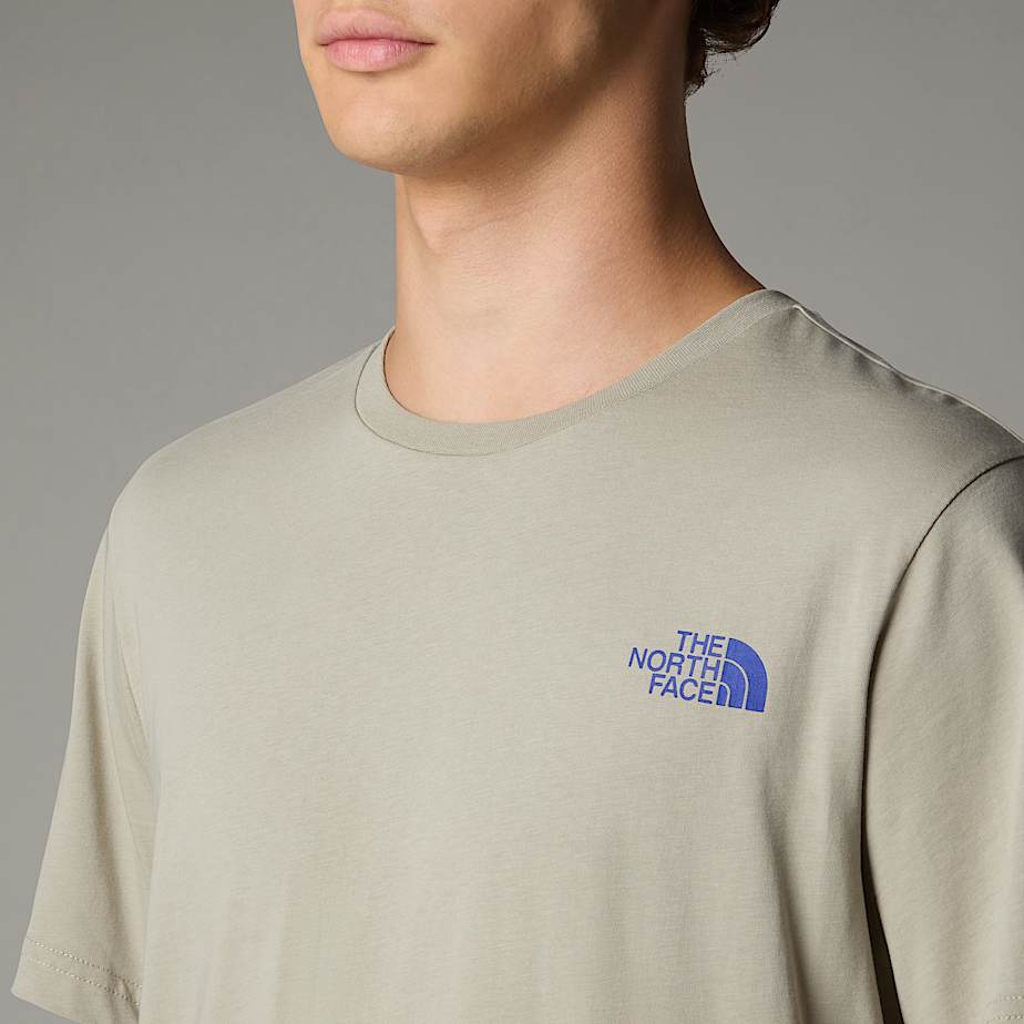 Men The North Face Topographic T Shirts Grey | NF0A70N9F