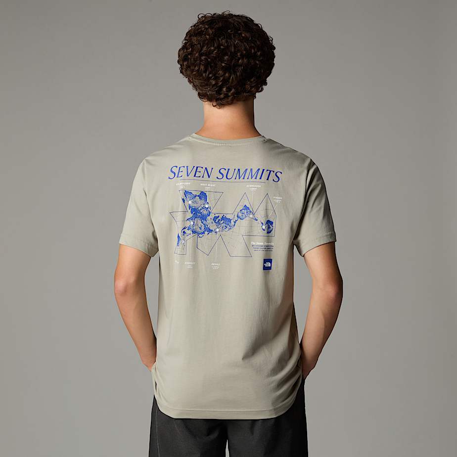 Men The North Face Topographic T Shirts Grey | NF0A70N9F