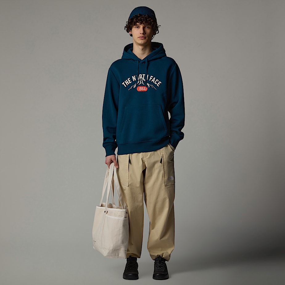 Men The North Face Varsity Graphic Hoodie Navy | NF0A85P8H