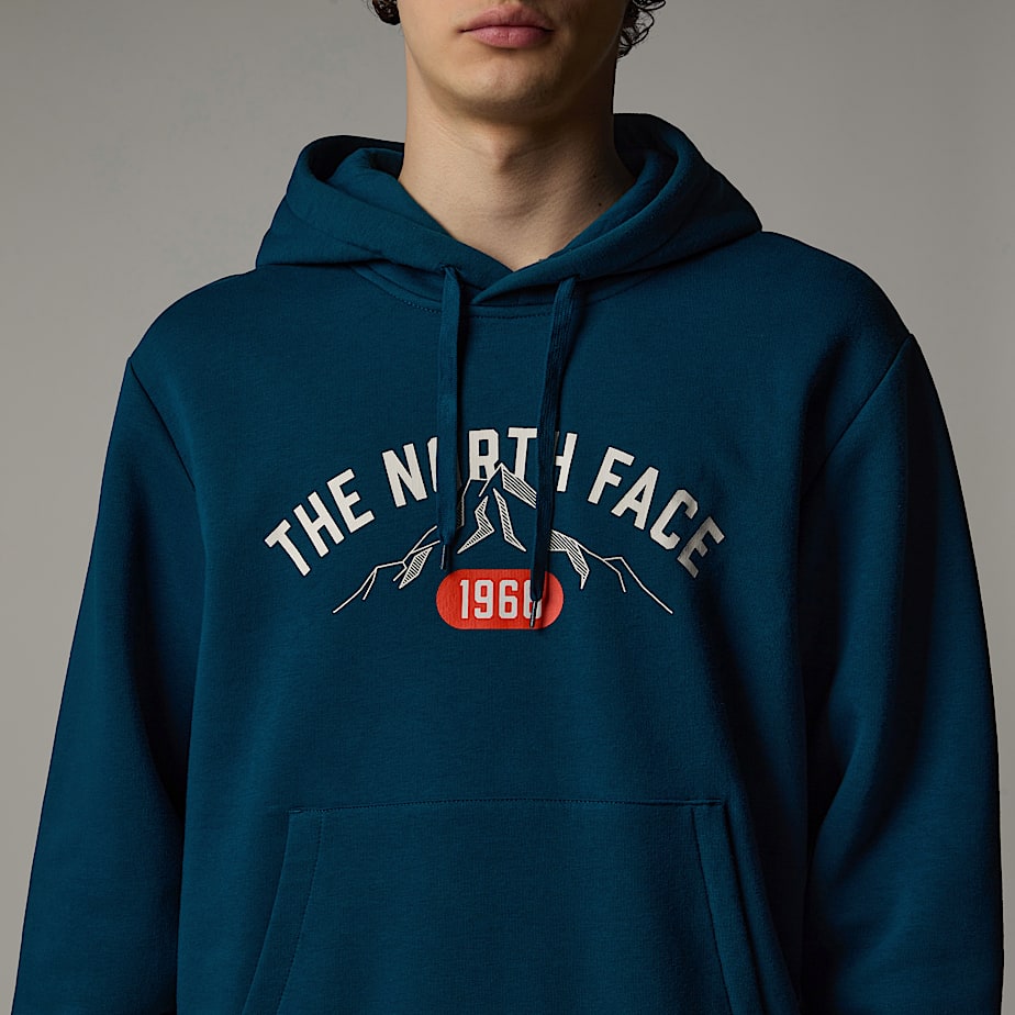 Men The North Face Varsity Graphic Hoodie Navy | NF0A85P8H