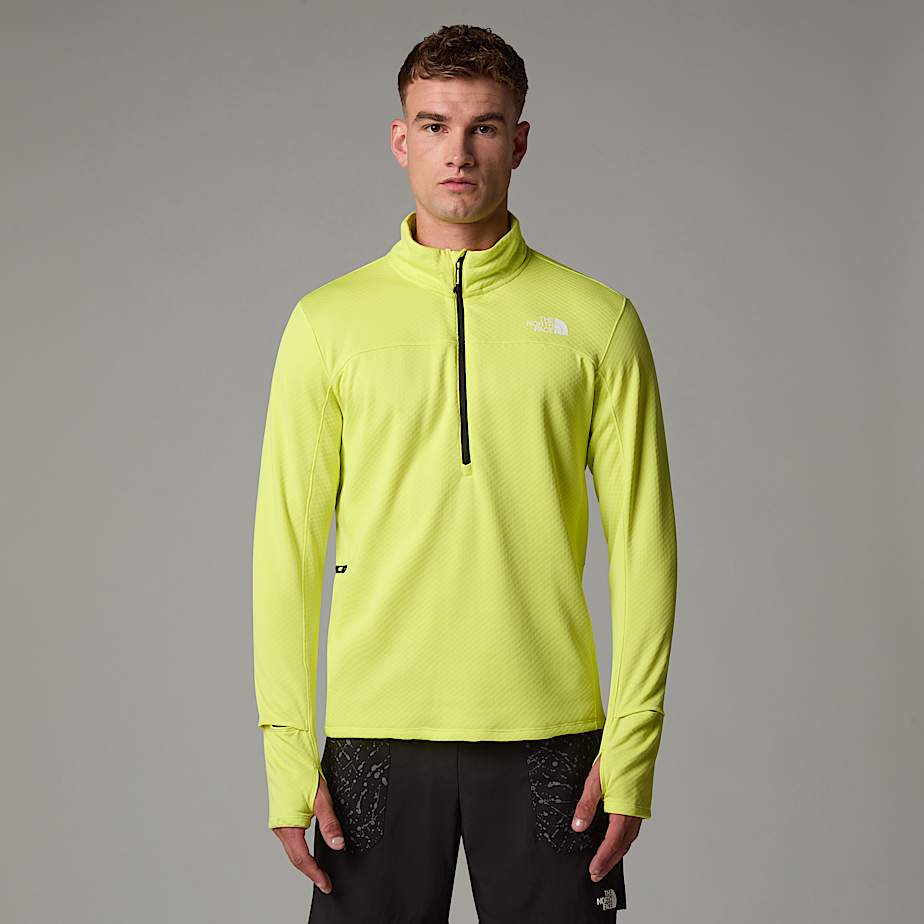 Men The North Face Winter Warm Pro 1/4 Zip Fleece Pullover Green | NF0A92S1E