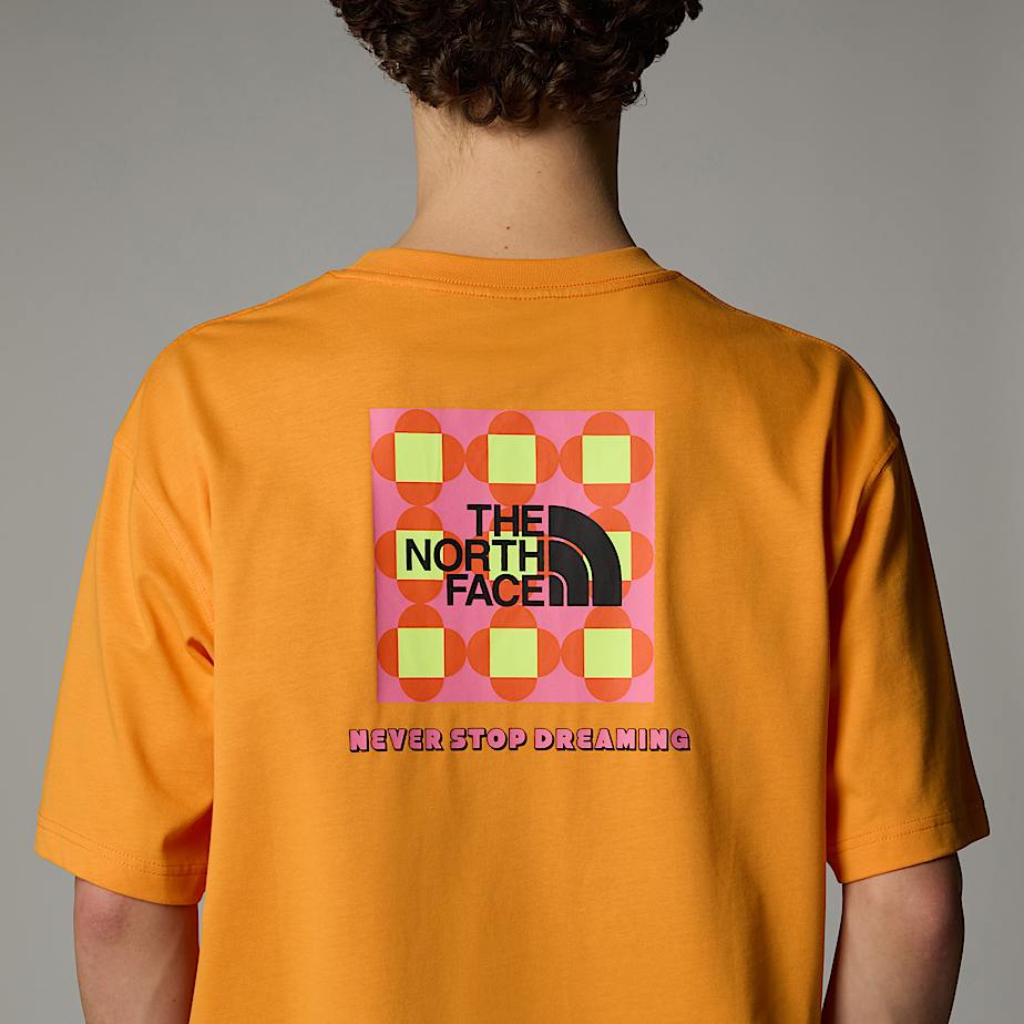 Men The North Face X Yinka Ilori Box Graphic T Shirts Apricot | NF0A28Z2X