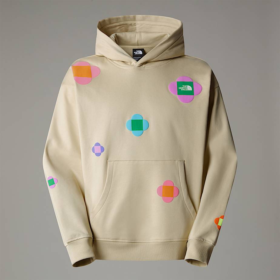 Men The North Face X Yinka Ilori Let\'s Blossom Together Hoodie Beige | NF0A44W1M