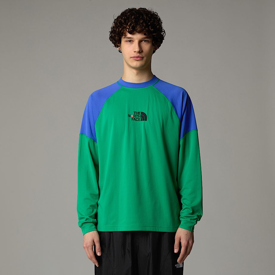 Men The North Face X Yinka Ilori Long-Sleeve Tech T Shirts Green | NF0A63V8P