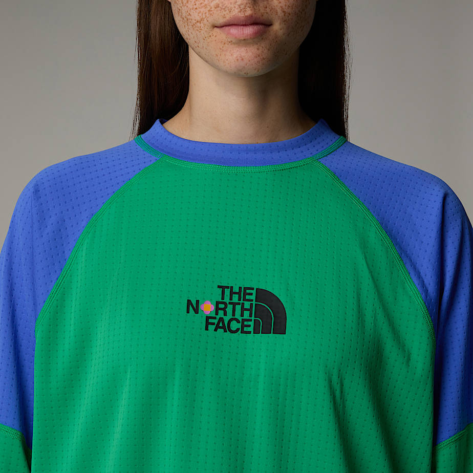 Men The North Face X Yinka Ilori Long-Sleeve Tech T Shirts Green | NF0A63V8P
