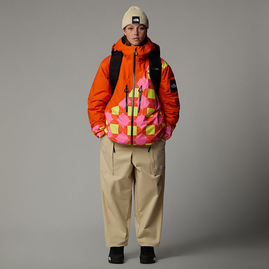Men The North Face X Yinka Ilori Printed 2L Rain Shell Jackets Orange | NF0A12A5J