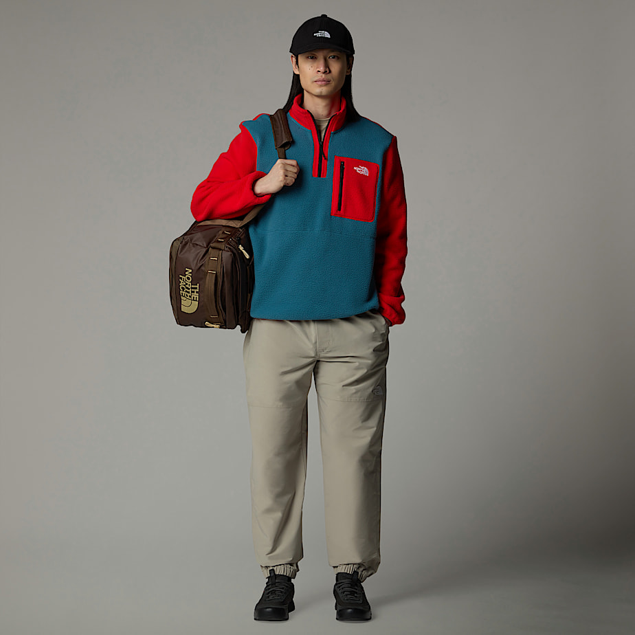 Men The North Face Yumiori 1/4 Zip Fleece Jacket Pullover Blue | NF0A11S0Y
