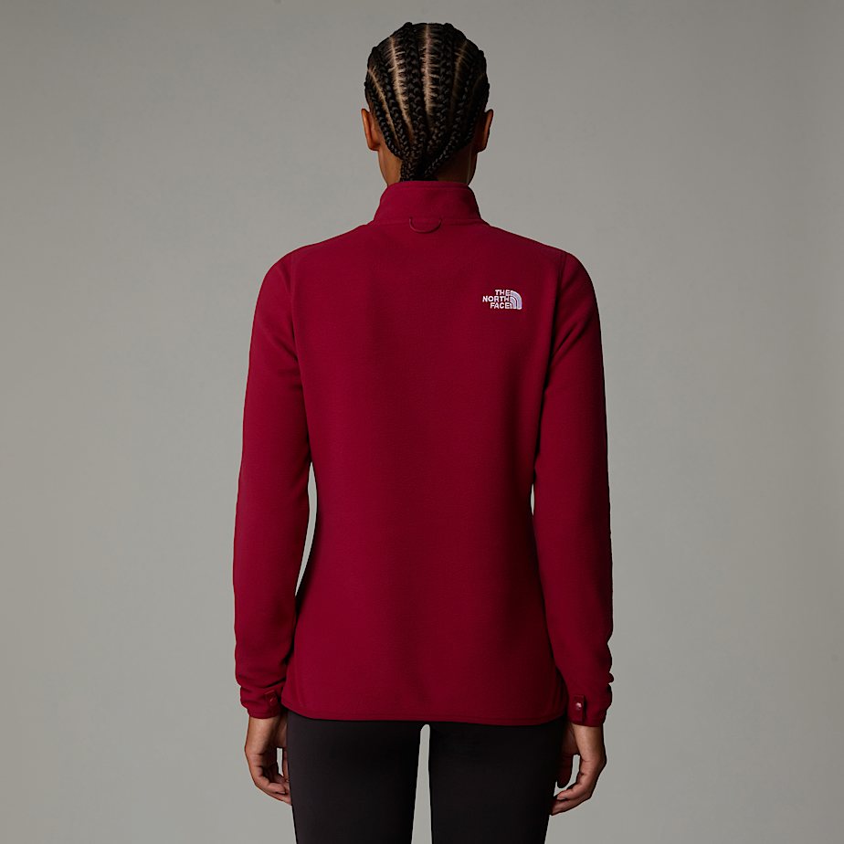 Women The North Face 100 Glacier Full-Zip Fleece Jackets Red | NF0A75C1G