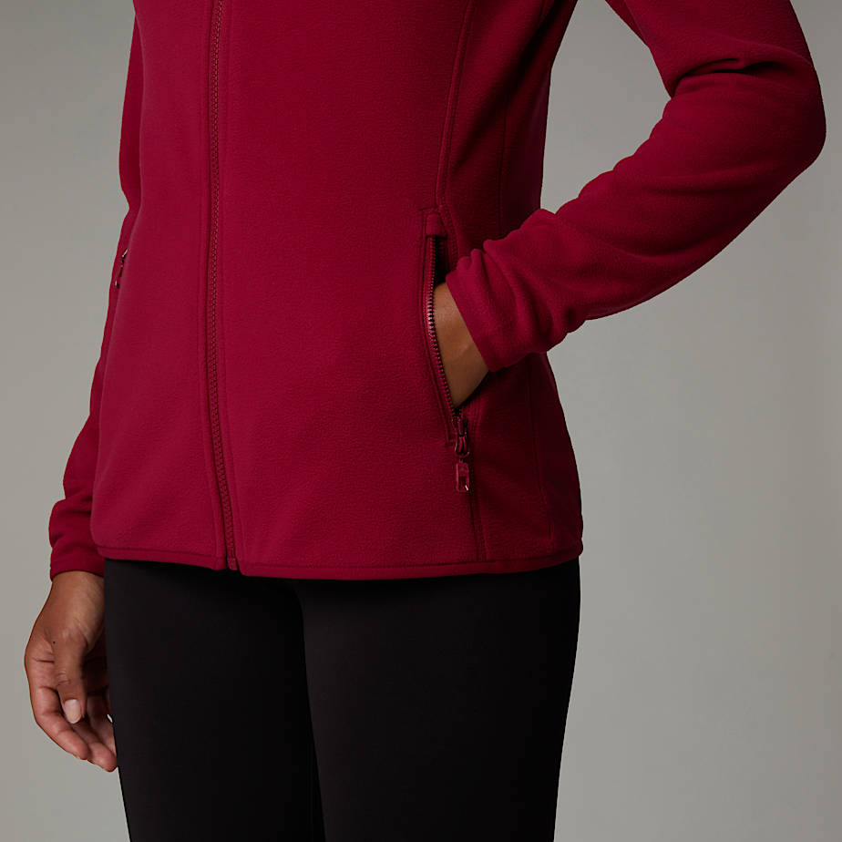 Women The North Face 100 Glacier Full-Zip Fleece Jackets Red | NF0A75C1G
