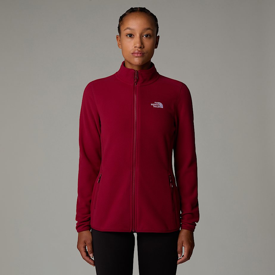 Women The North Face 100 Glacier Full-Zip Fleece Jackets Red | NF0A75C1G