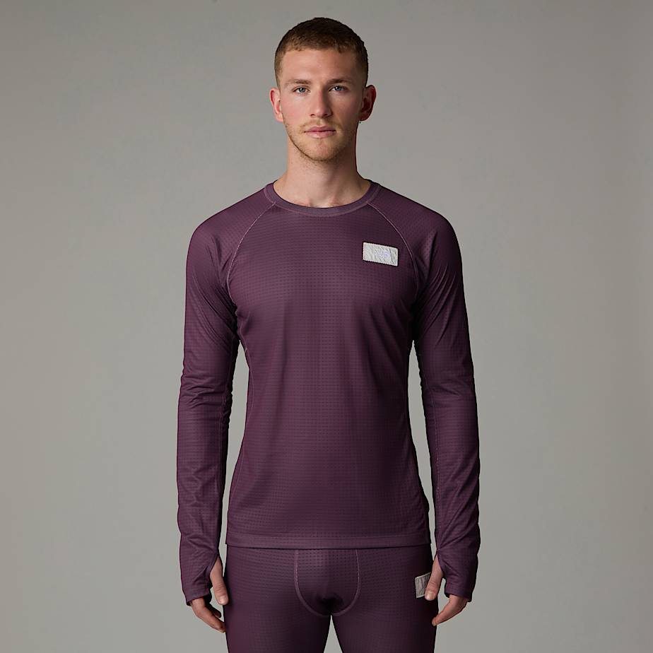 Women The North Face A68-a Circular DotKnit Base Layer Tops Purple | NF0A81W8B